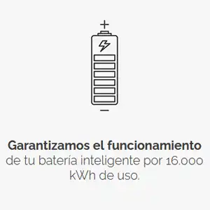 Garantía funcionamiento de baterías